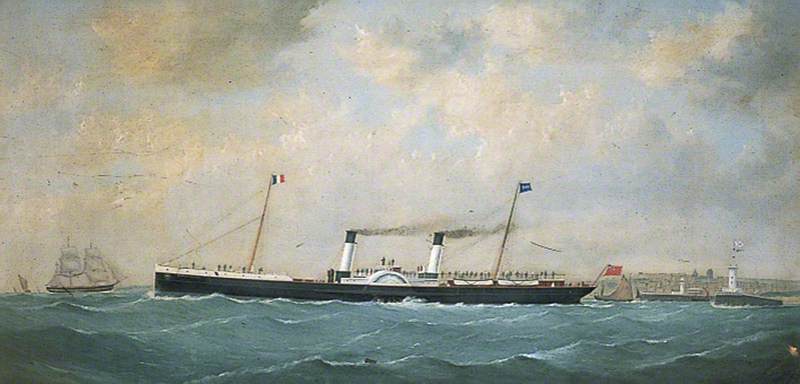 'albert Victor' Leaving Boulogne — George Mears