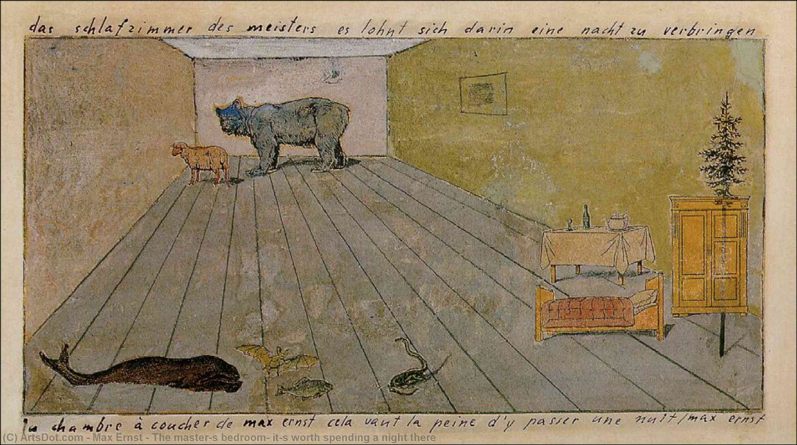 The Master's Bedroom, It's Worth Spending A Night There — Max Ernst