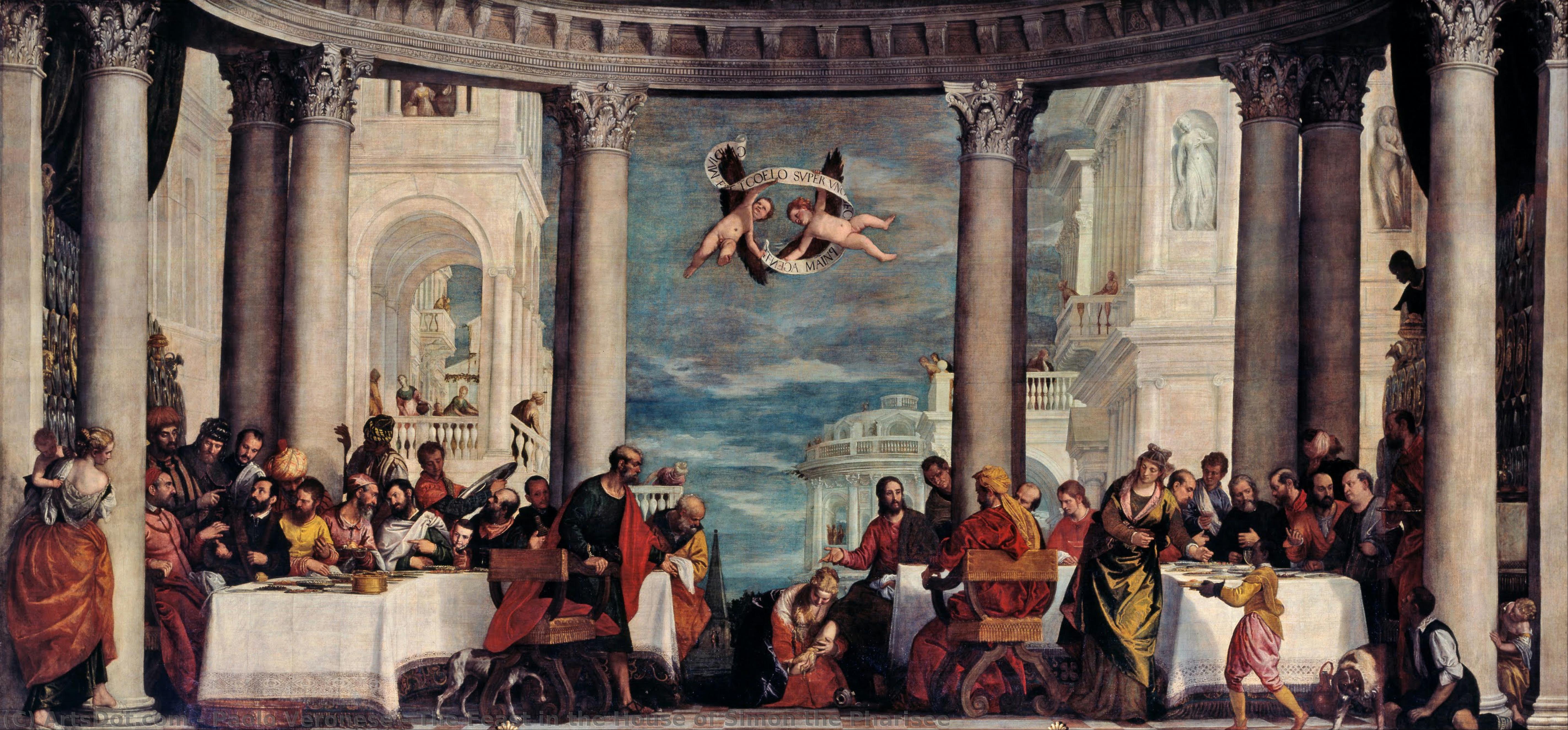 The Feast In The House Of Simon The Pharisee — Paolo Veronese