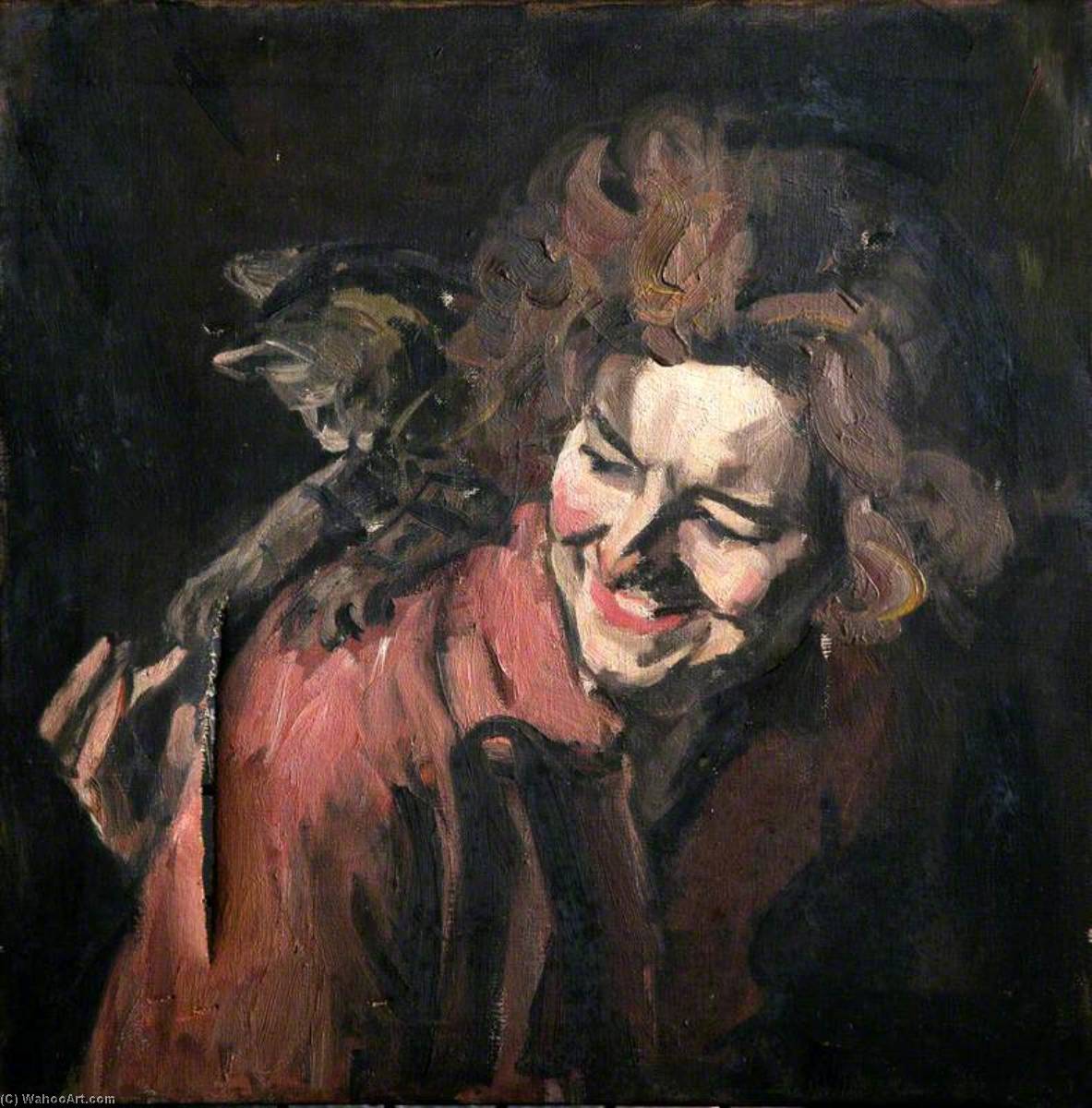 Woman Playing With A Cat — Evan Walters
