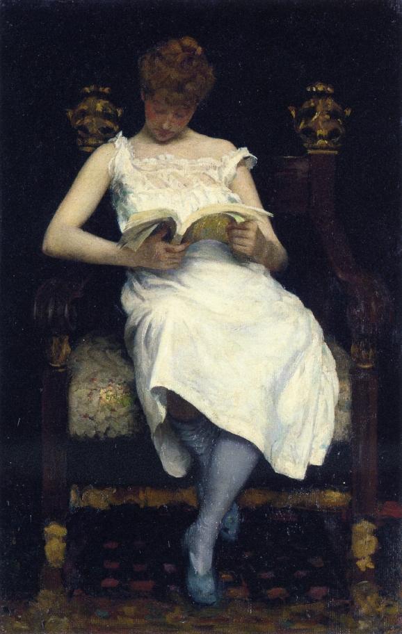 Girl Reading — Edward Emerson Simmons