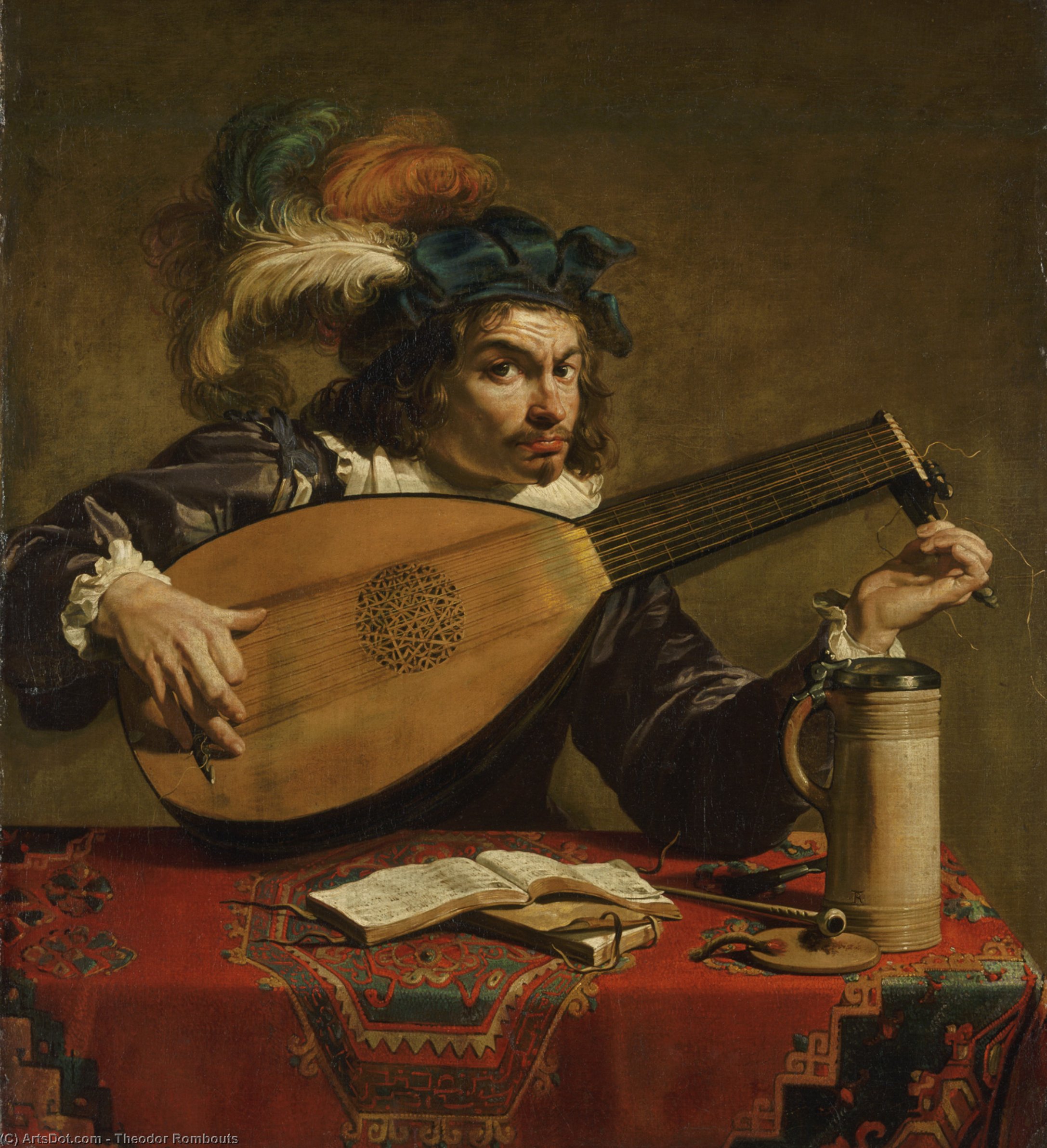 The Lute Player — Theodoor Rombouts