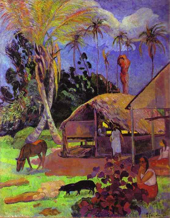 Black Pigs — Eugène Henri Paul Gauguin