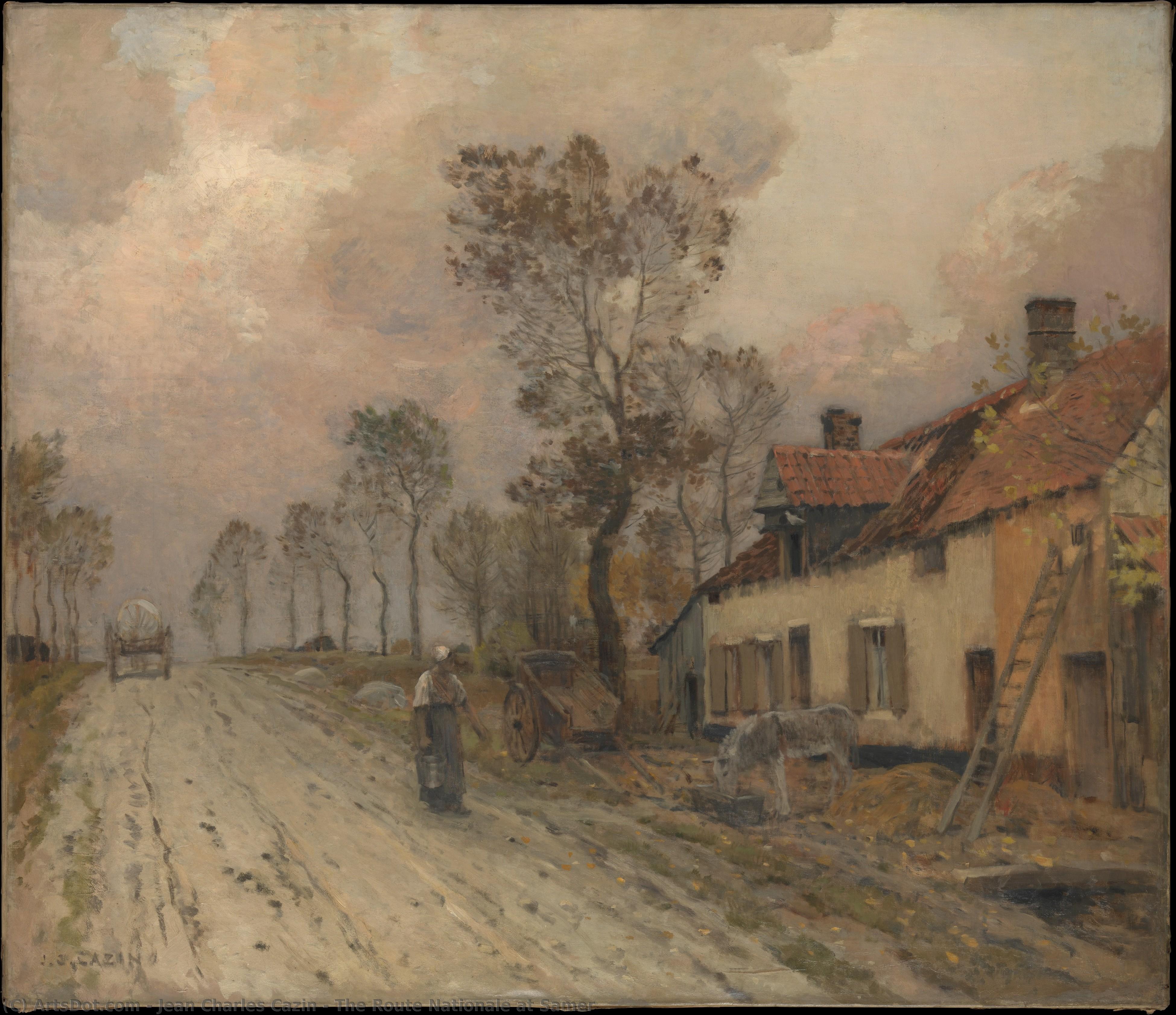 The Route Nationale At Samer — Jean-charles Cazin