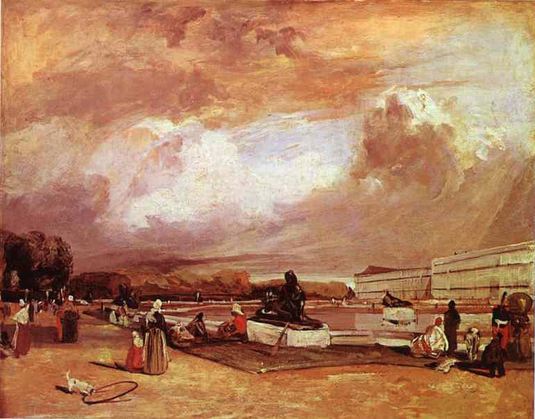 Parlerre D'eau A Versailles — Richard Parkes Bonington