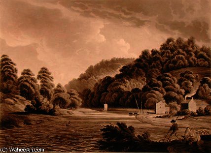 View At Redbrook In The River Wye — Edward Dayes