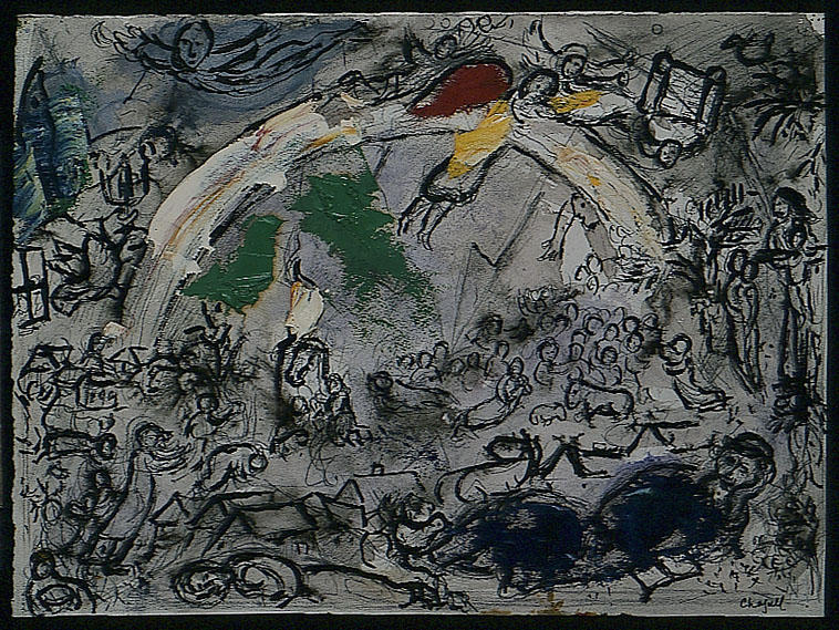 Noah And The Rainbow (8) — Marc Chagall