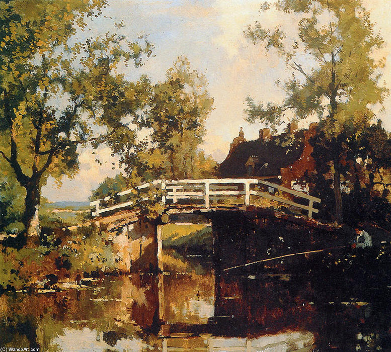 Bridge Near Estate Linschoten — Cornelis Vreedenburgh