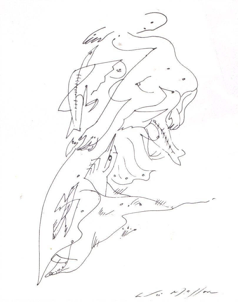 Automatic Drawing 02 — André Masson