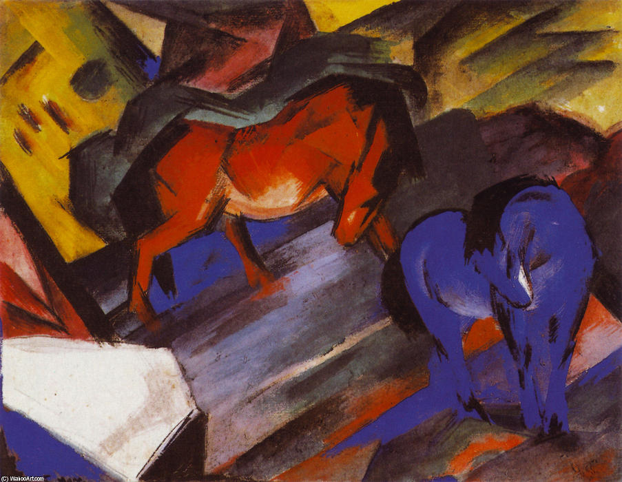 Red And Blue Horse — Franz Marc