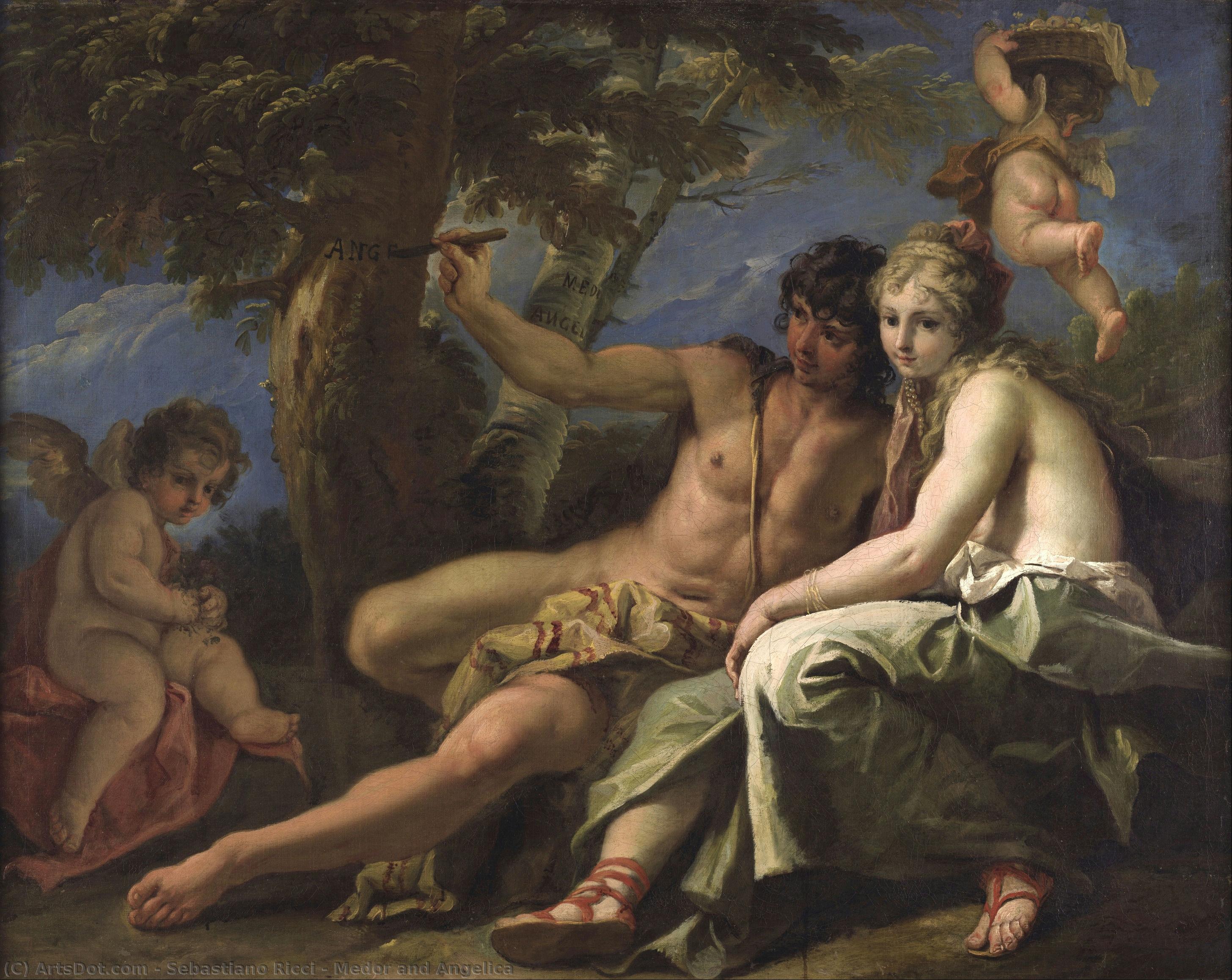 Medor And Angelica — Sebastiano Ricci