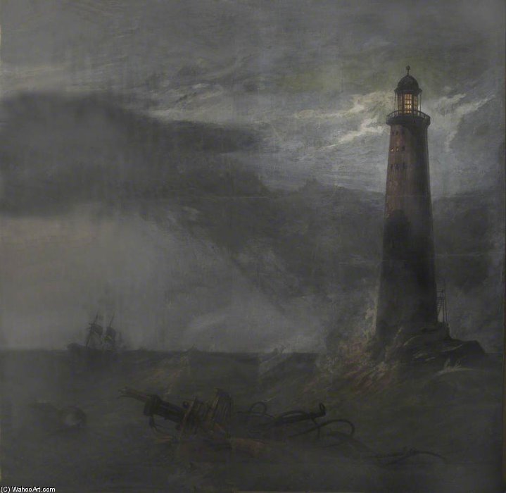 Backdrop For 'the Lighthouse' Play — Clarkson Frederick Stanfield