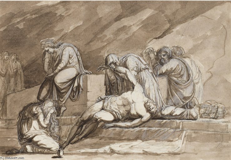 L'ensevelissement Du Christ — Louis Gauffier