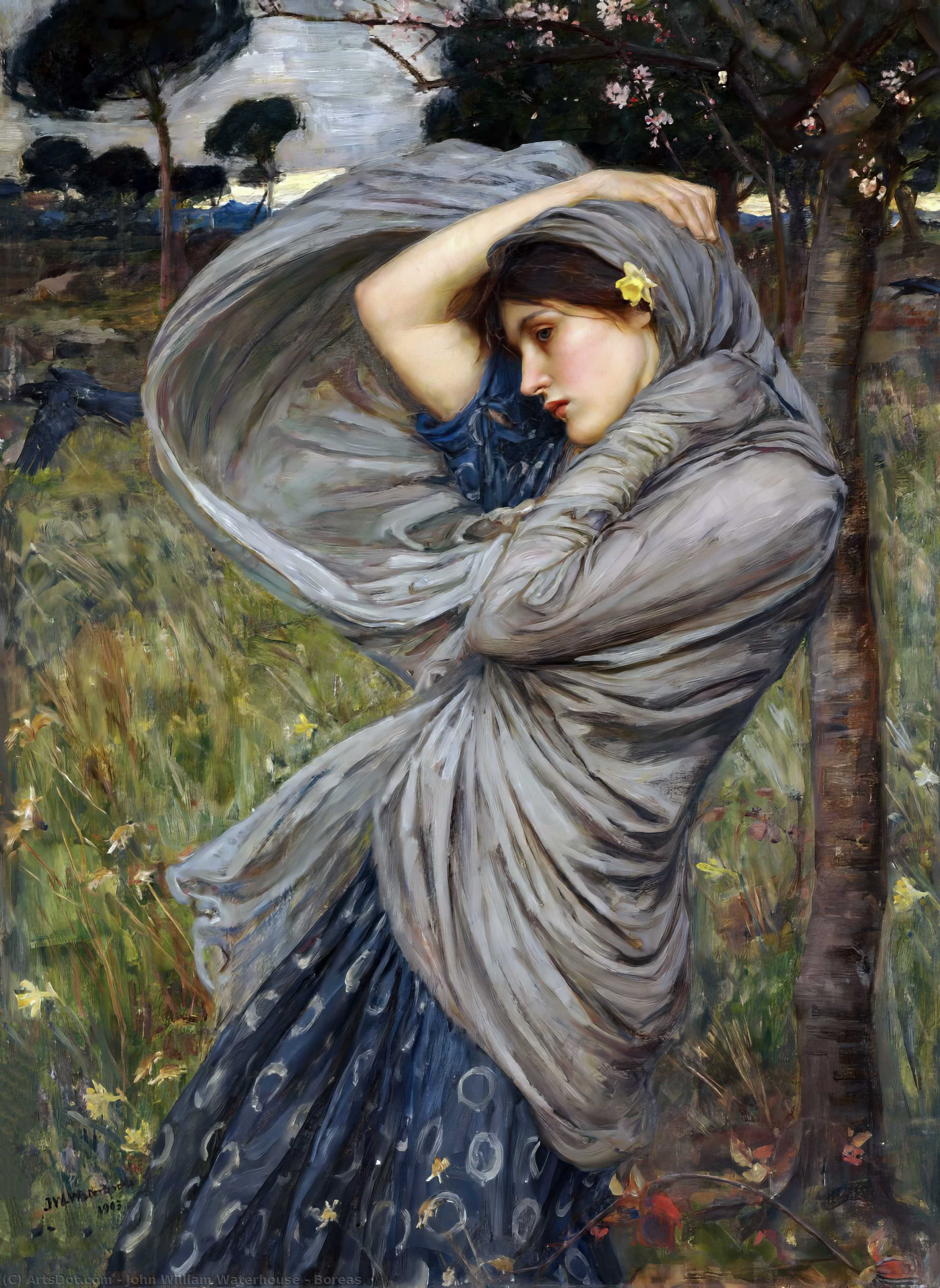 Boreas — John William Waterhouse