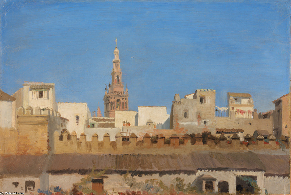 The Giralda, Seville — Adrien Dauzats