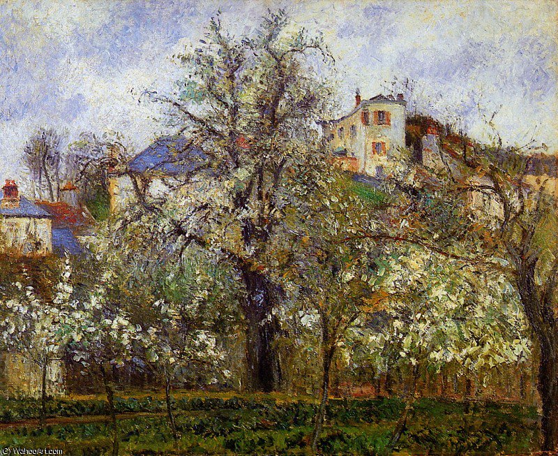 Springtime In Pontoise — Camille Pissarro