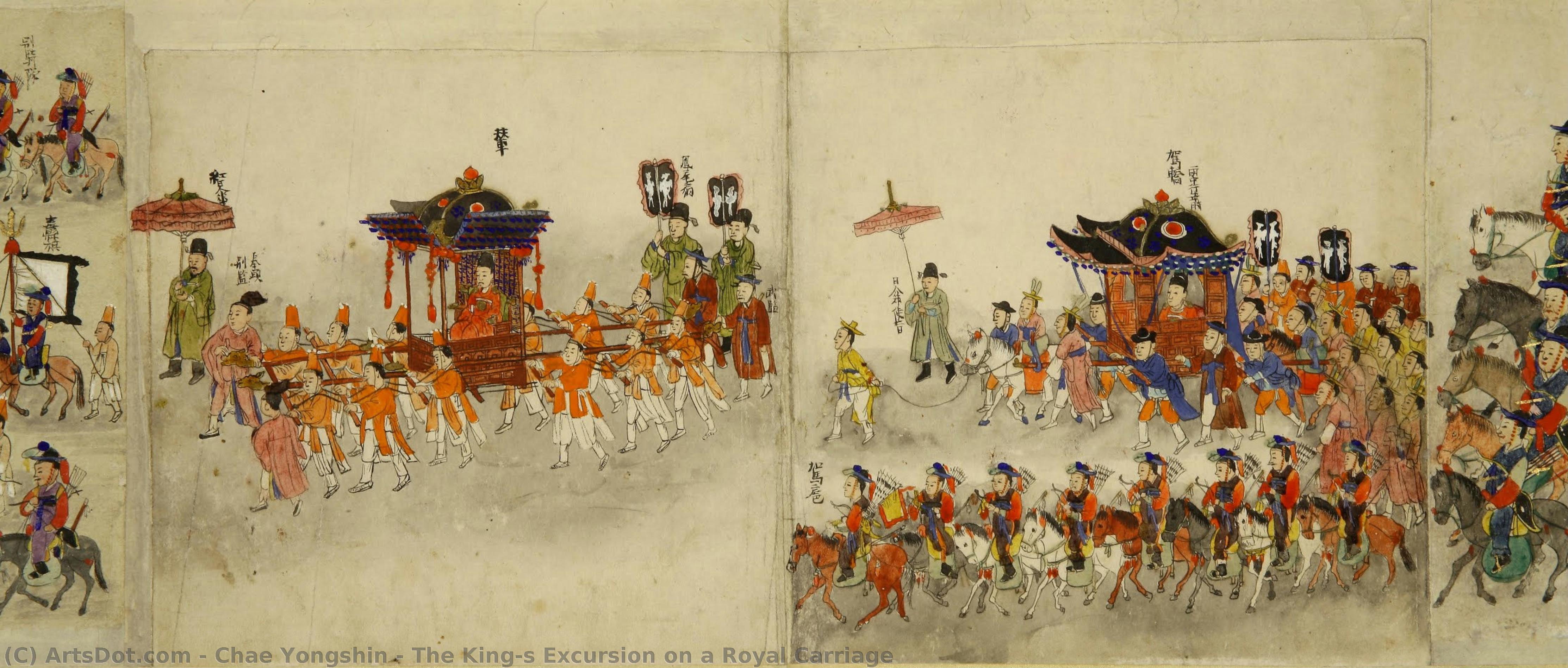 The King’s Excursion On A Royal Carriage — Chae Yongshin