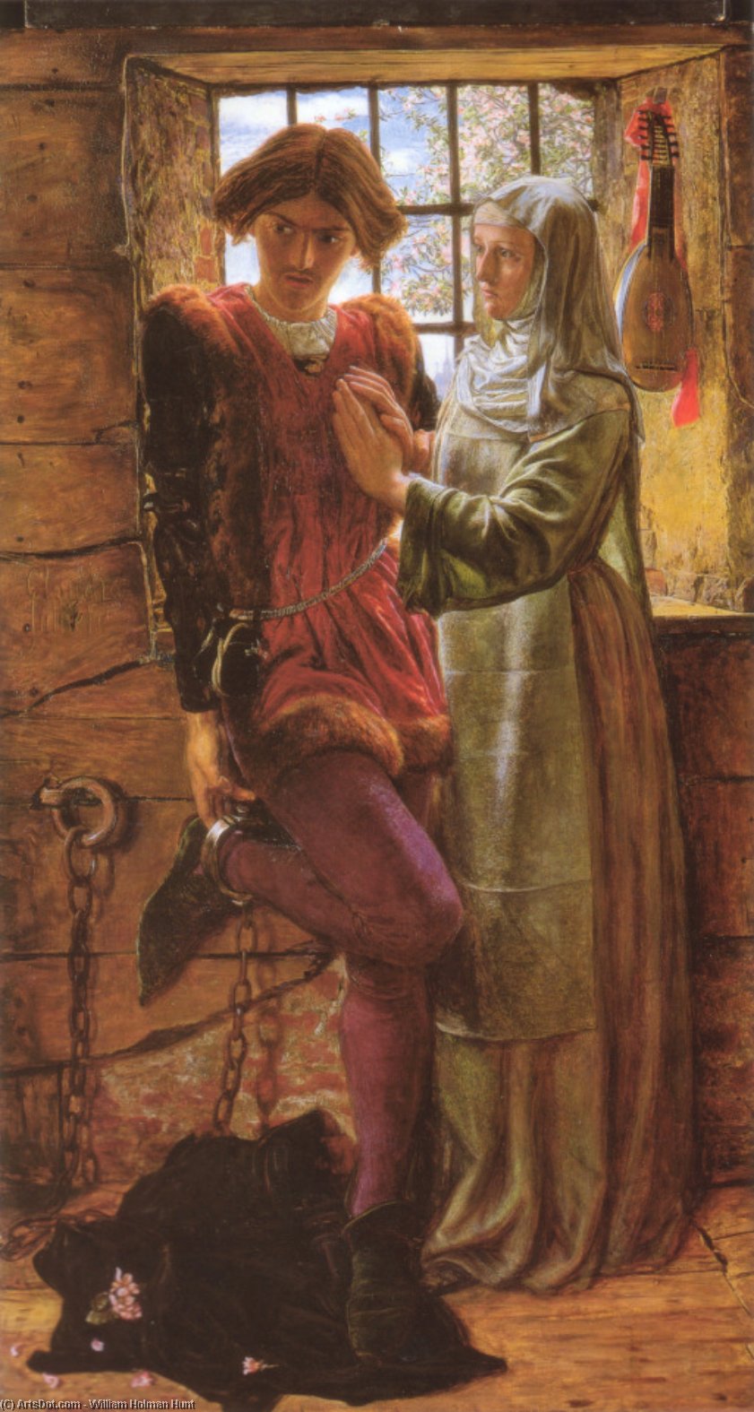 Claudio And Isabella — William Holman Hunt