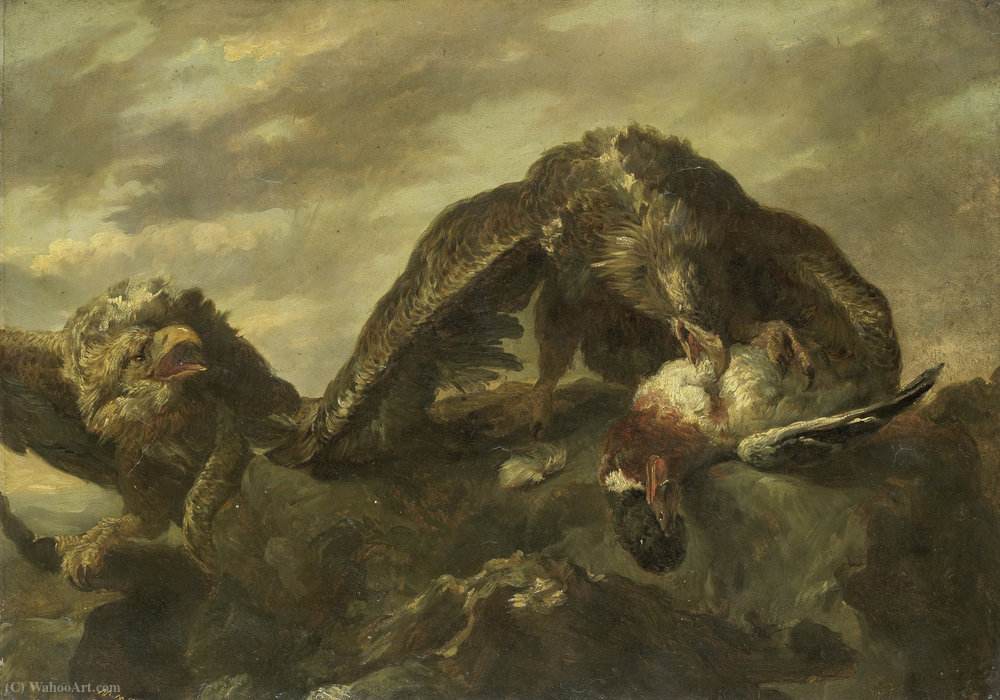 Eagles On Rocks — Matthijs Maris