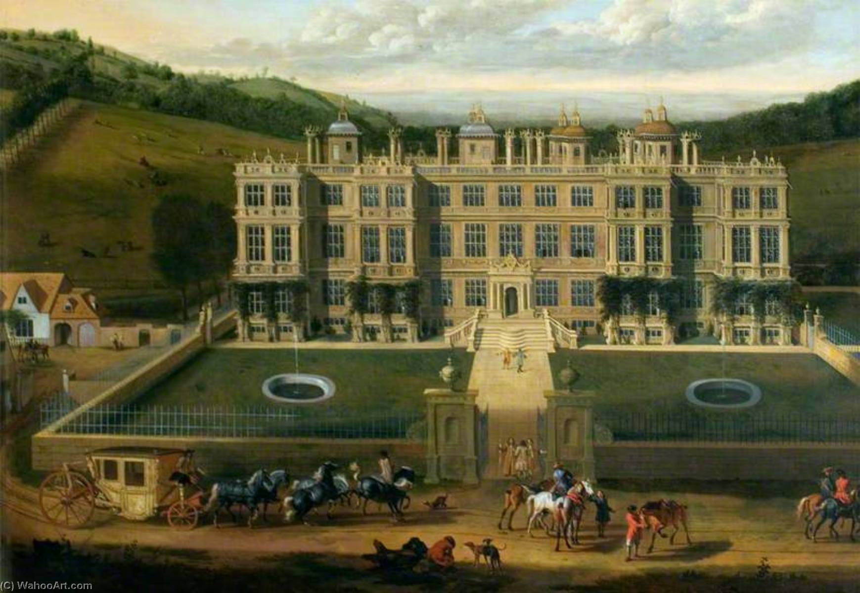 View Of Longleat — Jan Siberechts