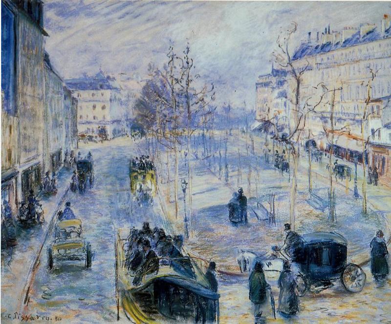 Le Boulevard De Clichy — Camille Pissarro