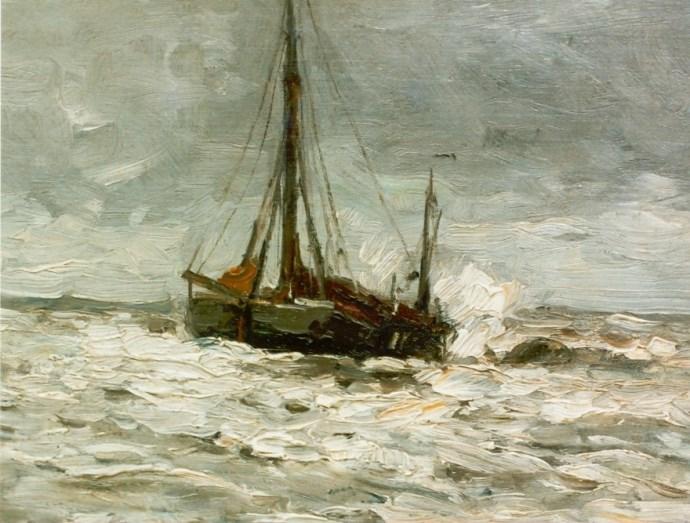 Botter Op Volle Zee — Gerhard Morgenstjerne Munthe