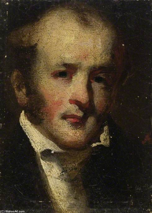 Head And Shoulders Of A Man — George Chinnery
