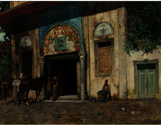 The Ottoman Portico — Alberto Pasini