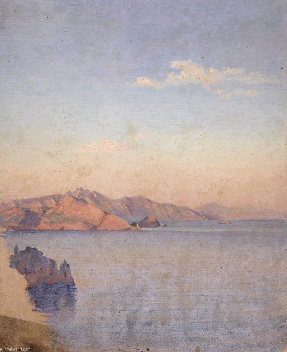 Study For A Rocky Coast — Thomas Stuart Smith