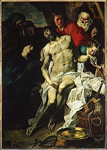 Christ Depose De La Croix — Pieter Van Mol