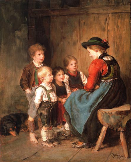 The Story Of St. Nicholas — Franz Von Defregger