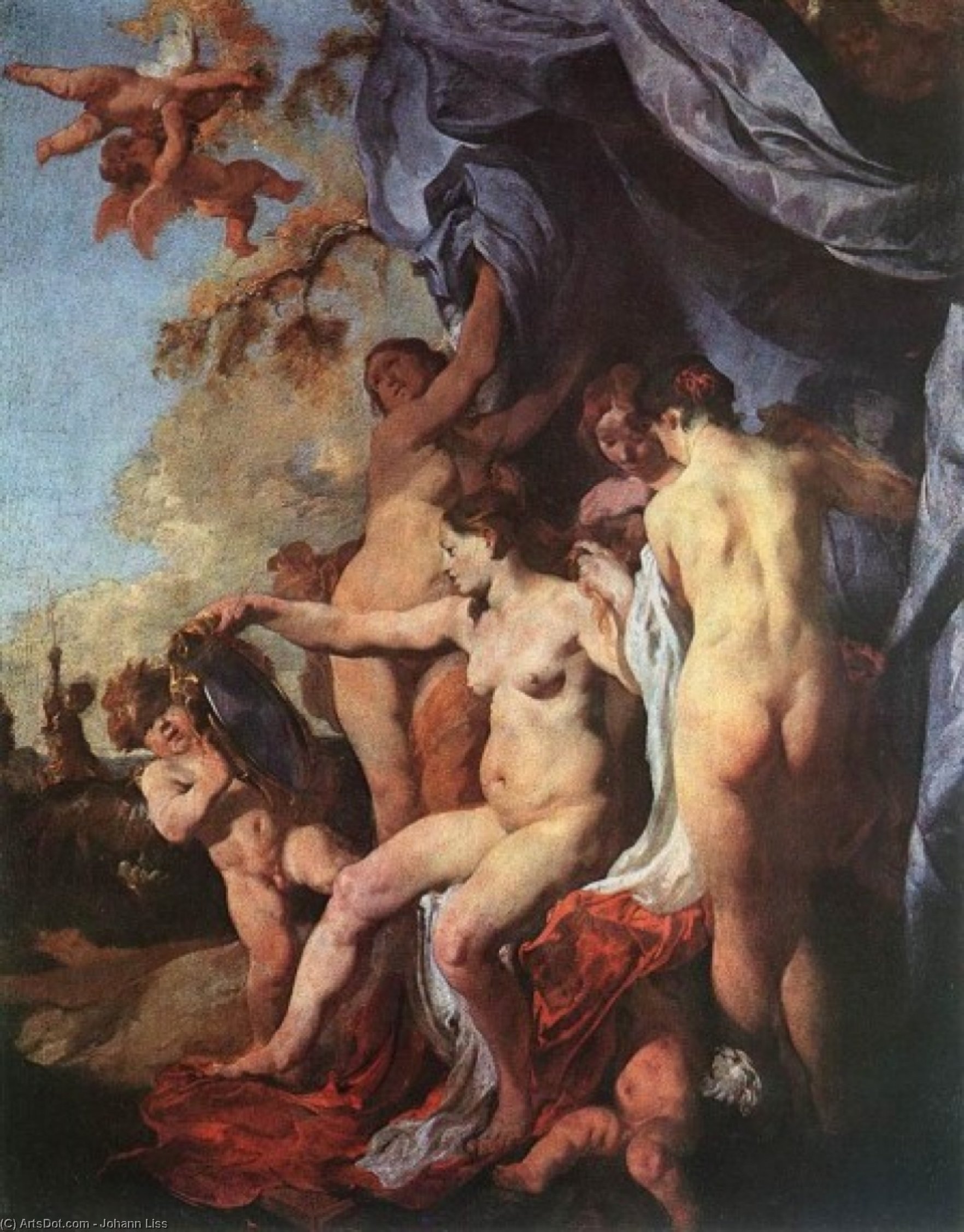 Venus Vor Dem Spiegel — Johann Liss