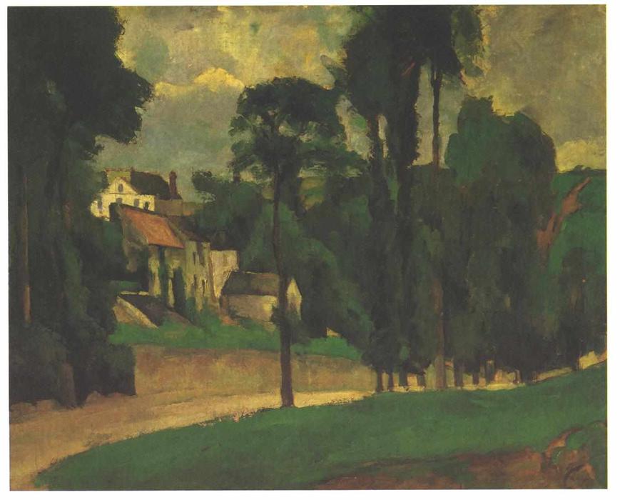 Road At Pontoise — Paul Cézanne