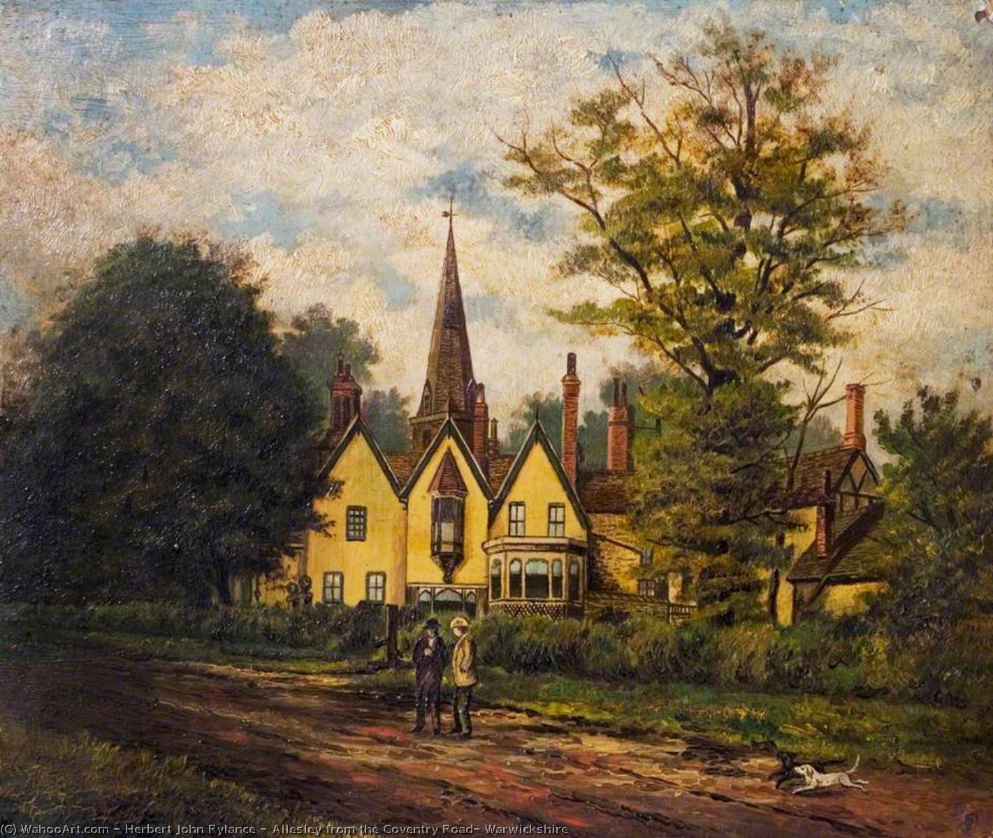 Allesley From The Coventry Road, Warwickshire — Herbert John Rylance