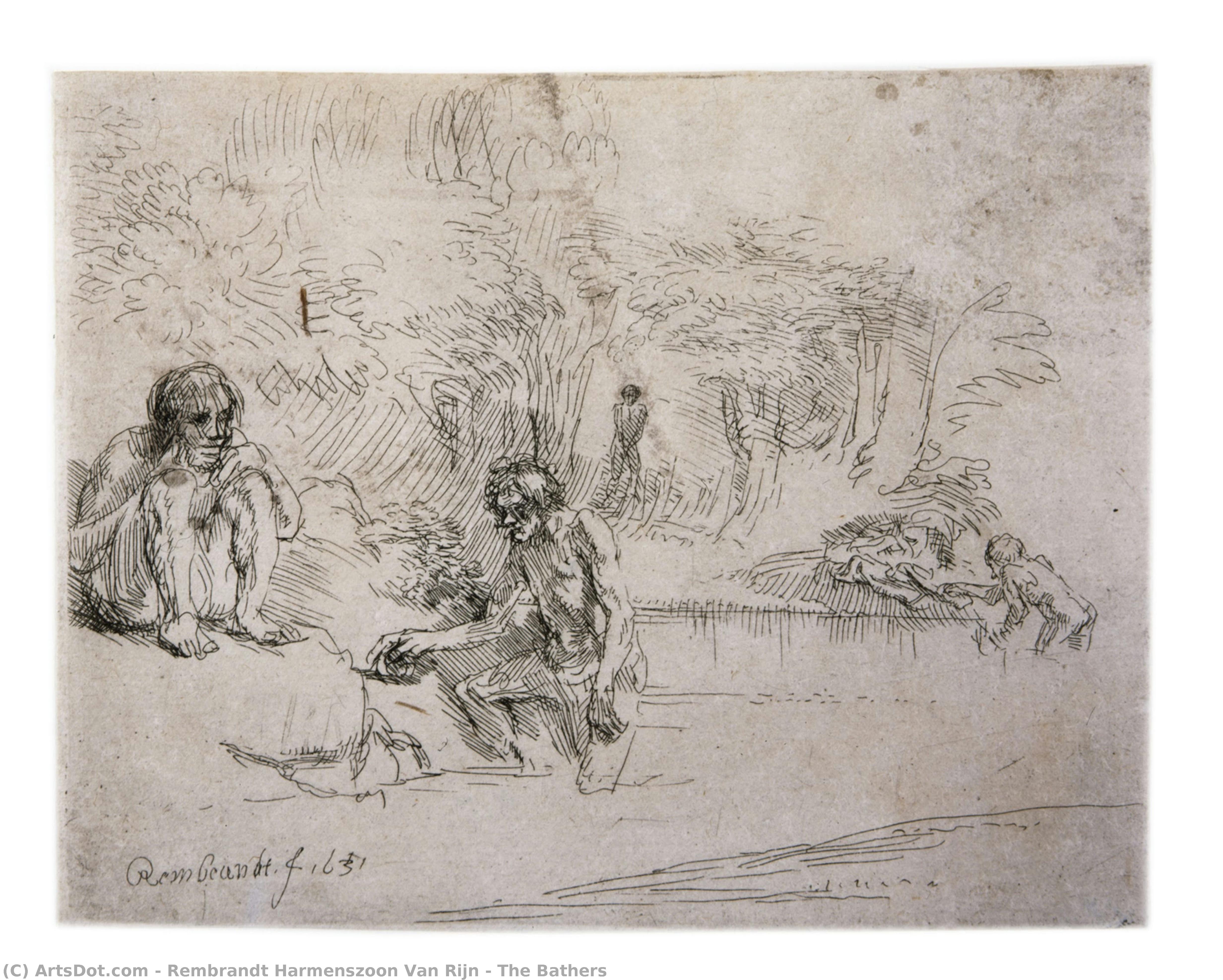 The Bathers — Rembrandt Van Rijn