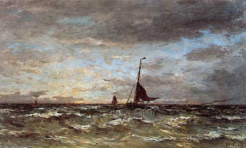 Approaching Storm Sun — Hendrik Willem Mesdag