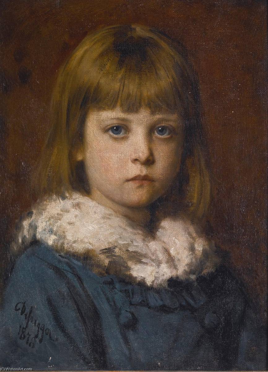 Ein Junges Mädchen (the Little Girl) — Franz Von Defregger