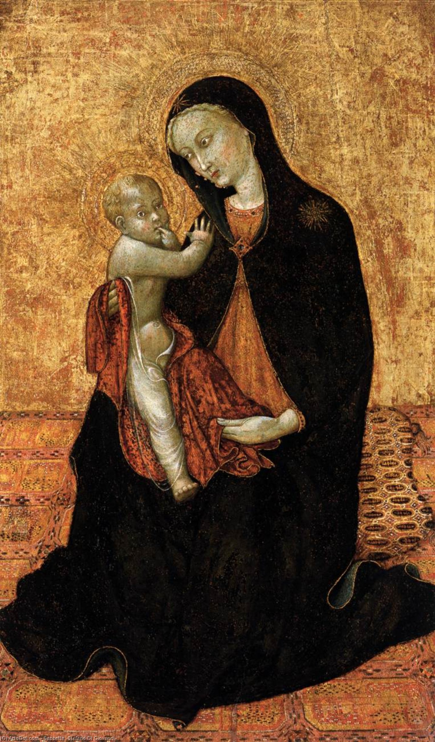 Virgin Of Humility — Sassetta (stefano Di Giovanni)