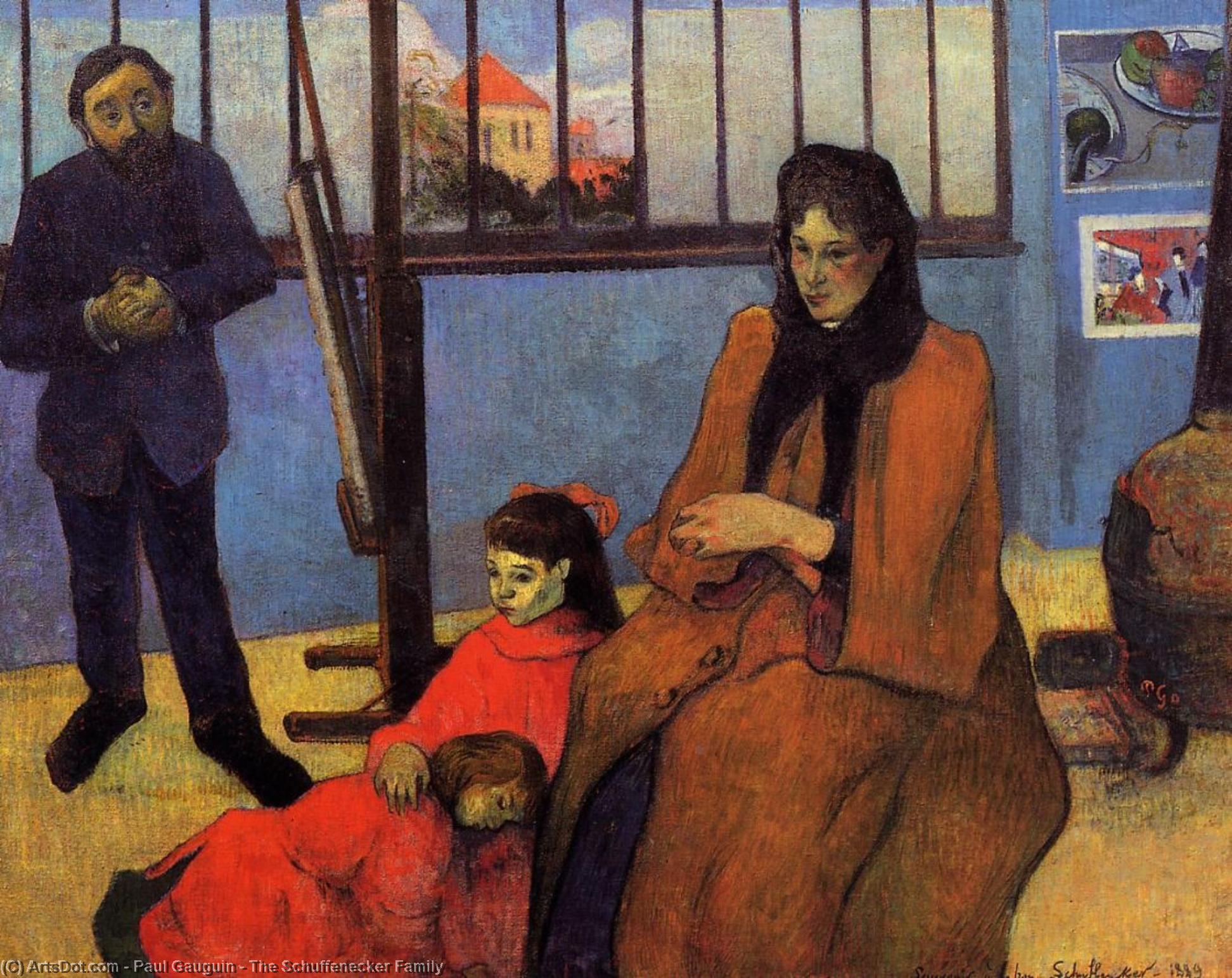 The Schuffenecker Family — Eugène Henri Paul Gauguin
