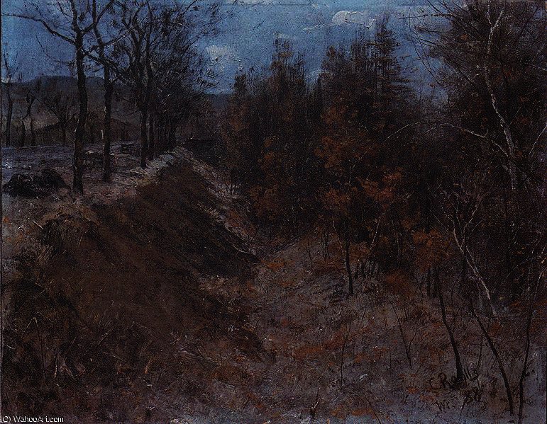 Der Wilde Graben Neben Der Chausee — Christian Rohlfs