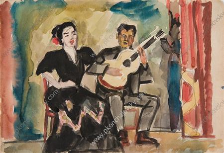 Guitarist And Singer — Pyotr Konchalovsky