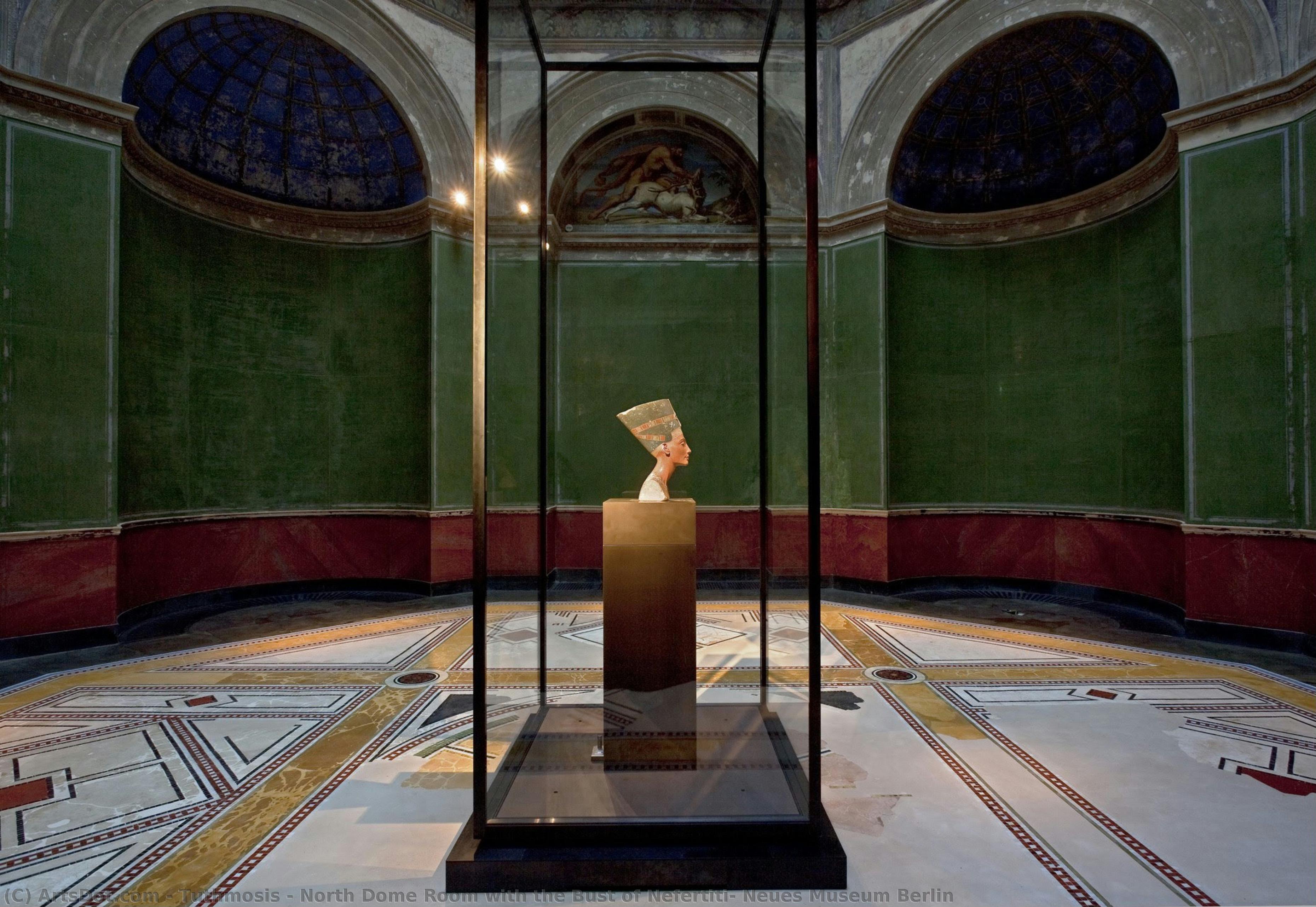 North Dome Room With The Bust Of Nefertiti, Neues Museum Berlin — Tuthmosis