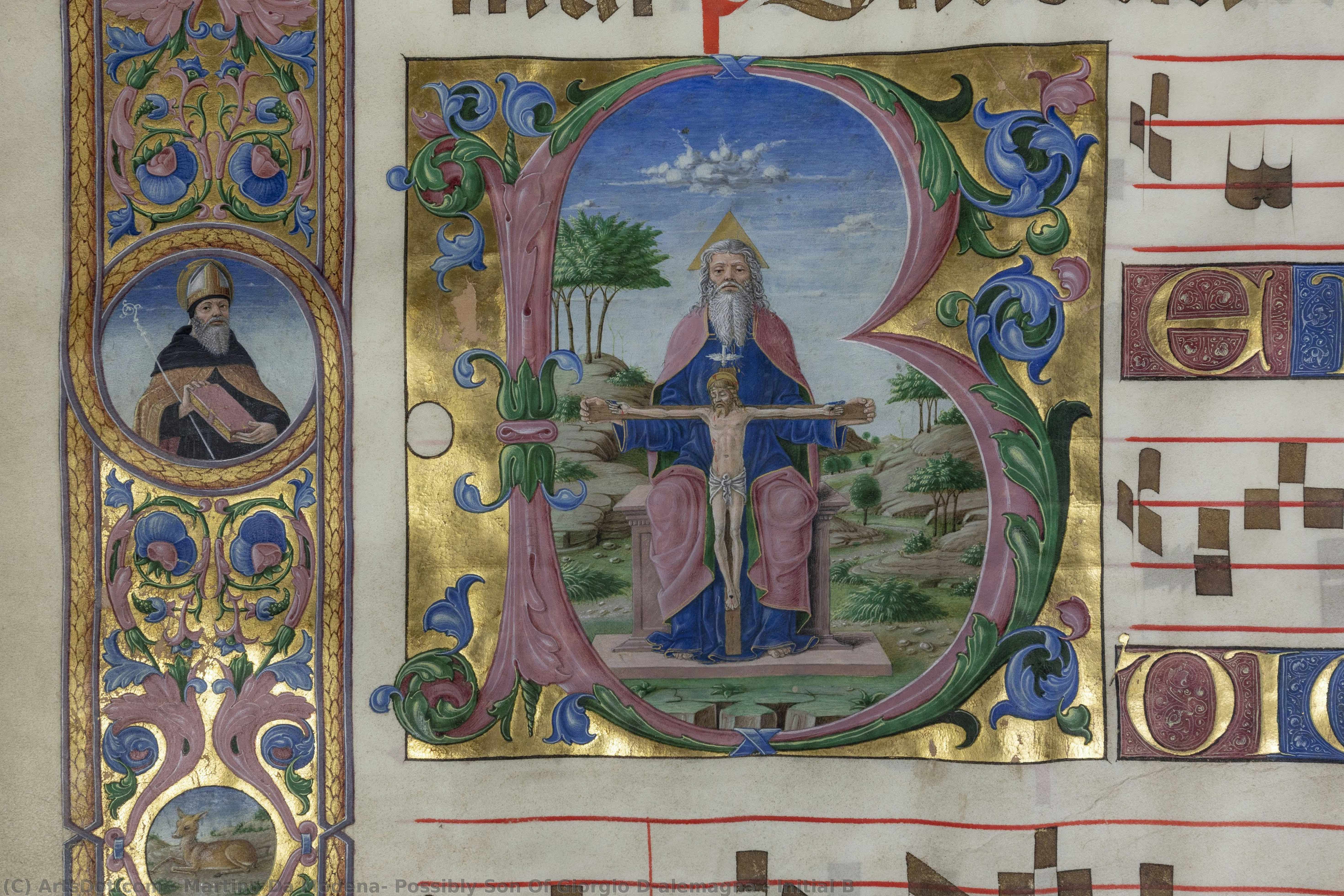 Initial B — Martino Da Modena, Possibly Son Of Giorgio D'alemagna