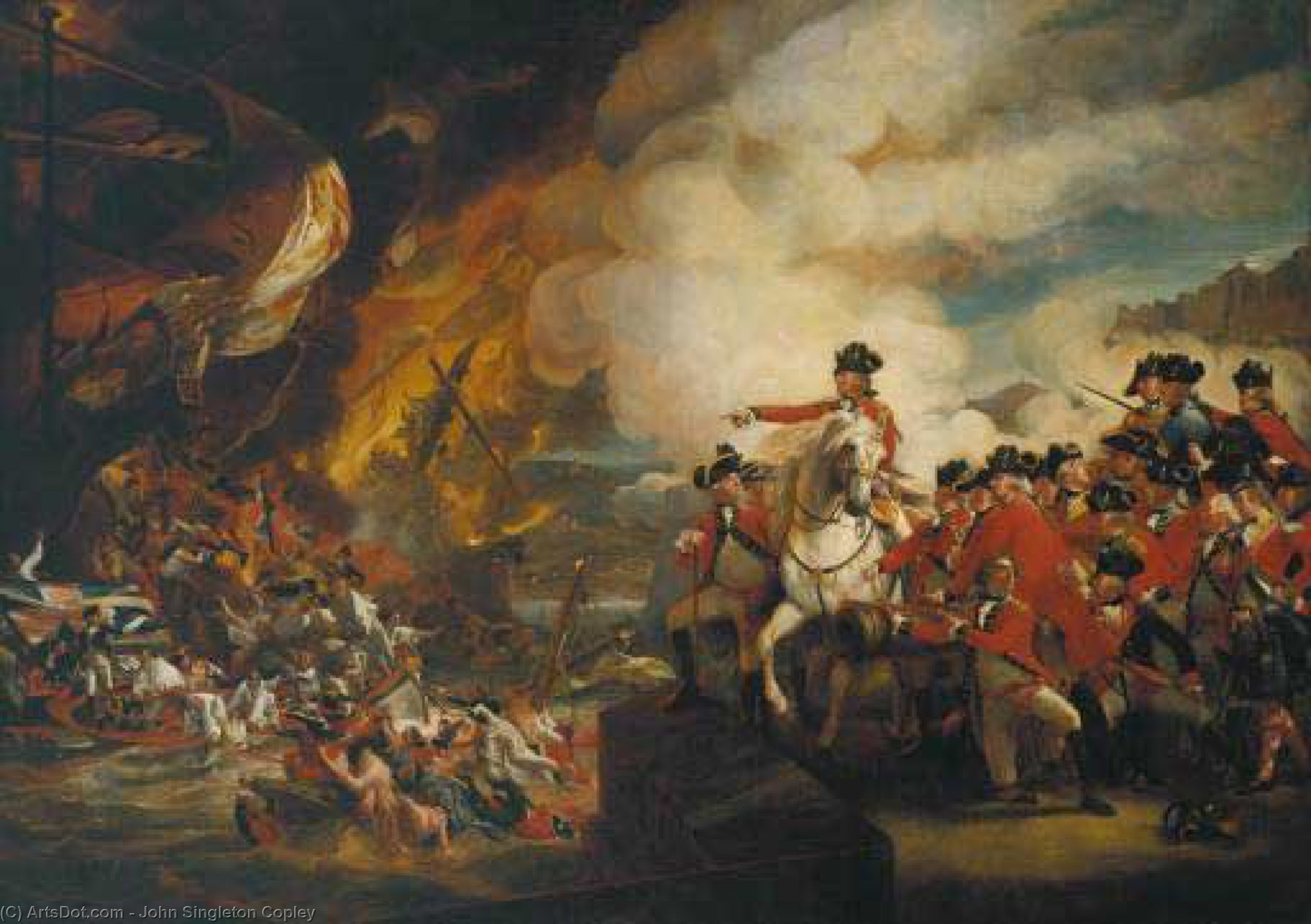 The Siege And Relief Of Gibraltar — John Singleton Copley