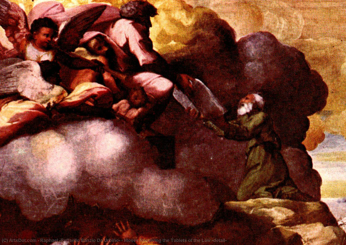 Moses Receiving The Tablets Of The Law (detail) — Raphael