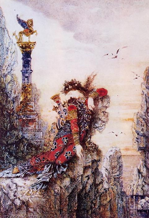 Sappho On The Cliff — Gustave Moreau