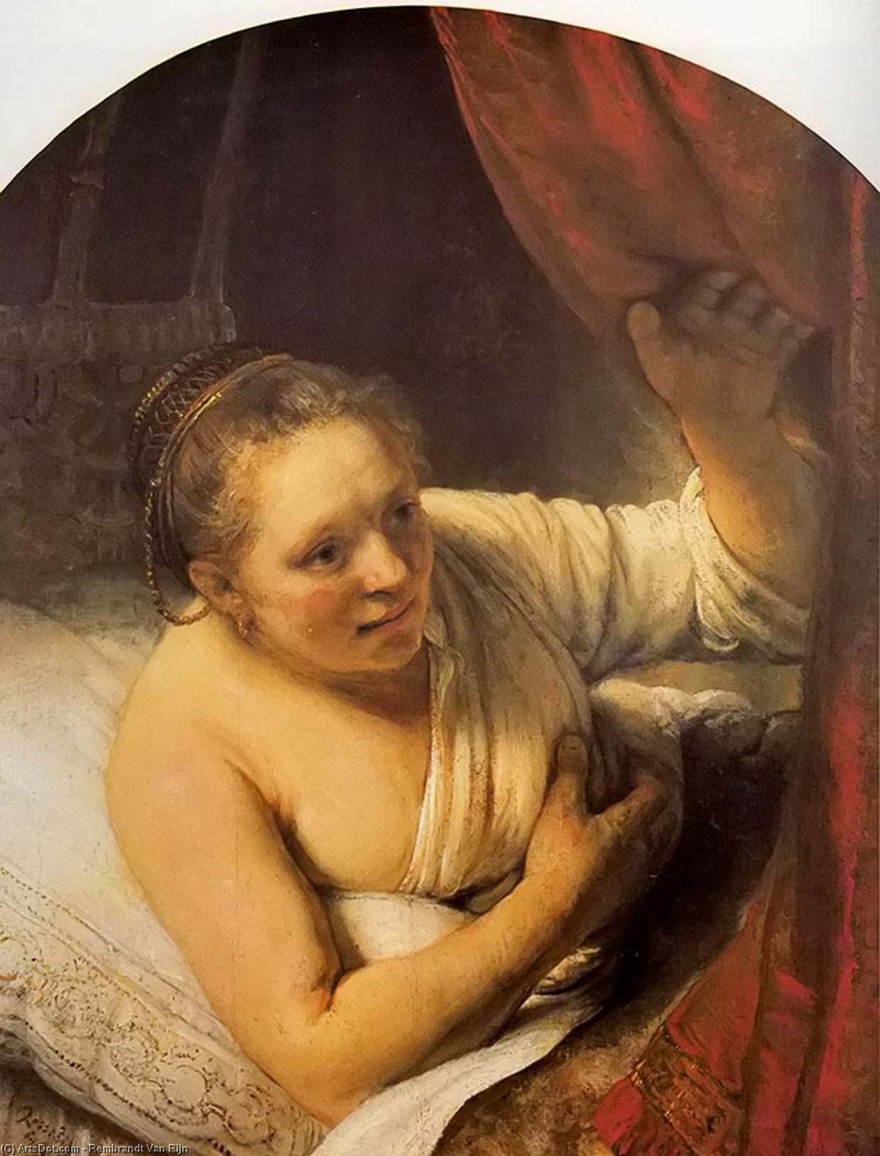 Hendrickje In Bed — Rembrandt Van Rijn