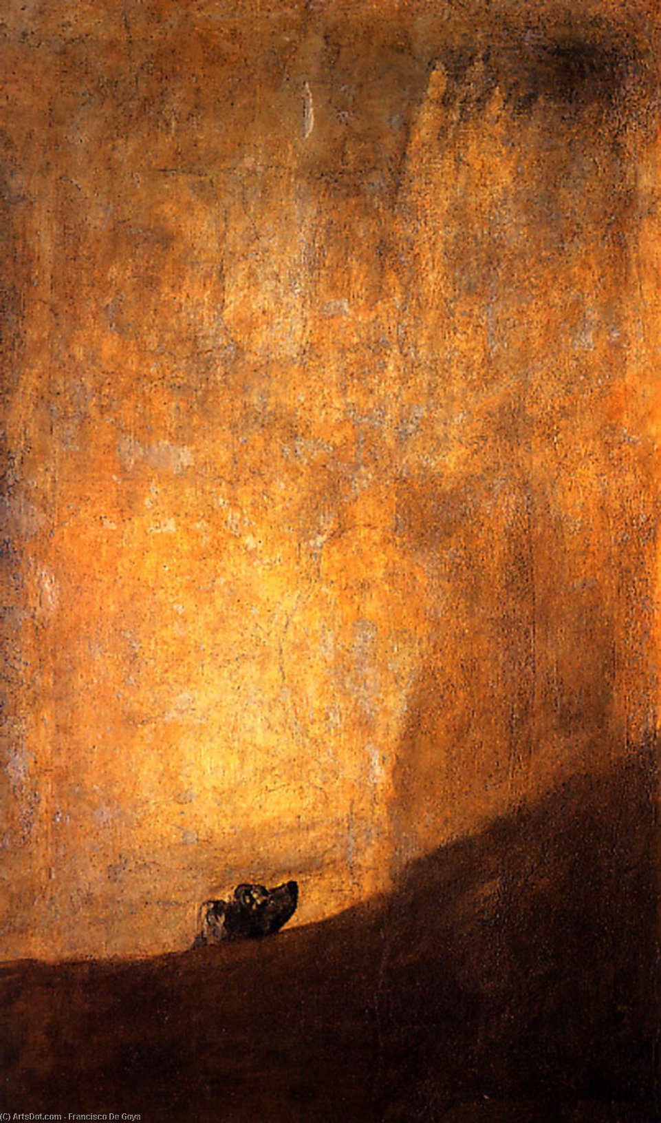 Perrro Semihundido — Francisco José De Goya Y Lucientes