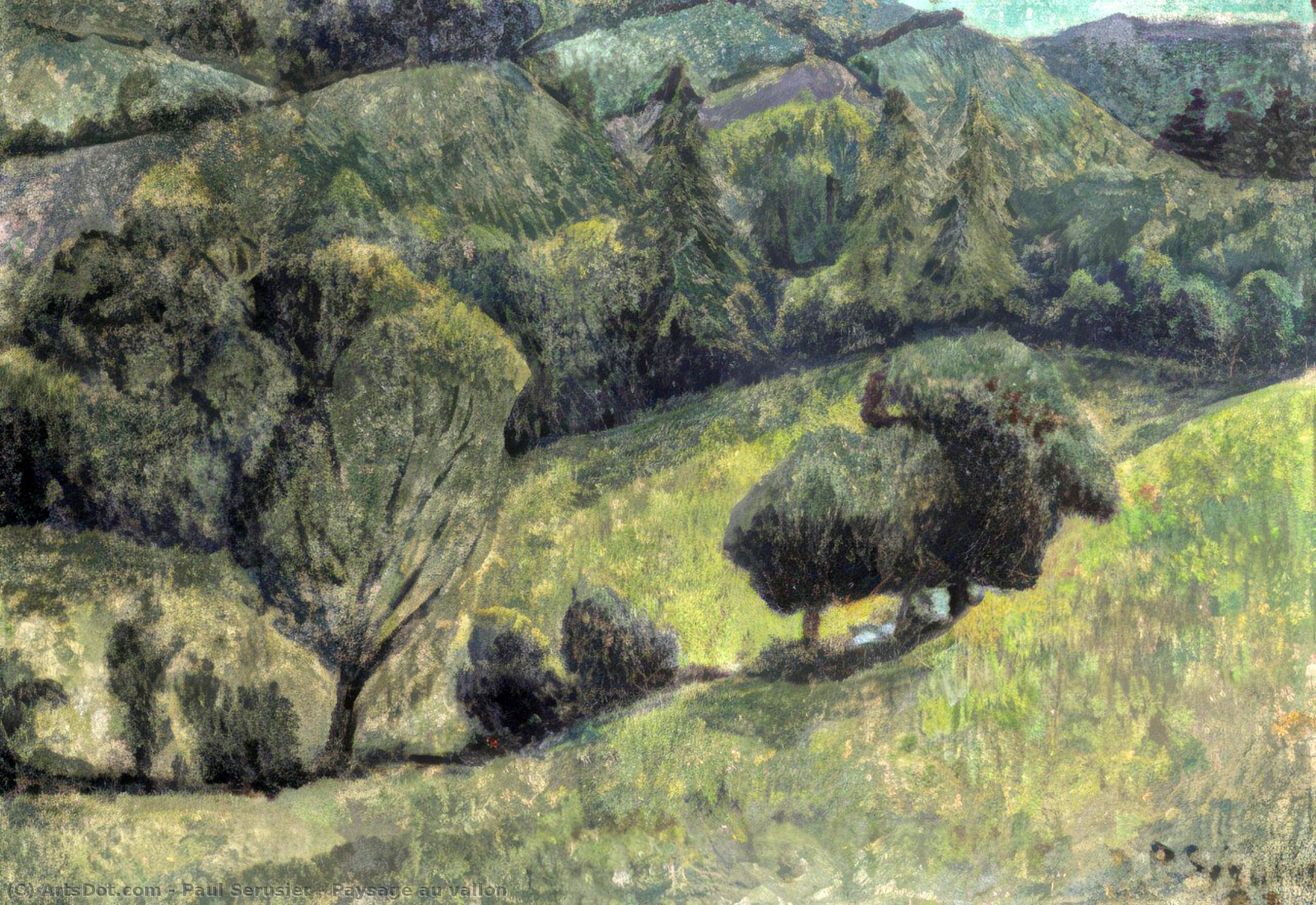 Paysage Au Vallon — Paul Sérusier