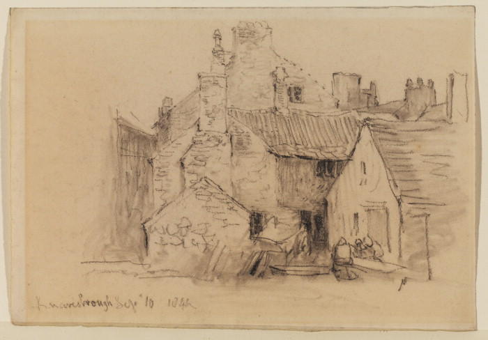 Houses At Knaresborough — David Cox